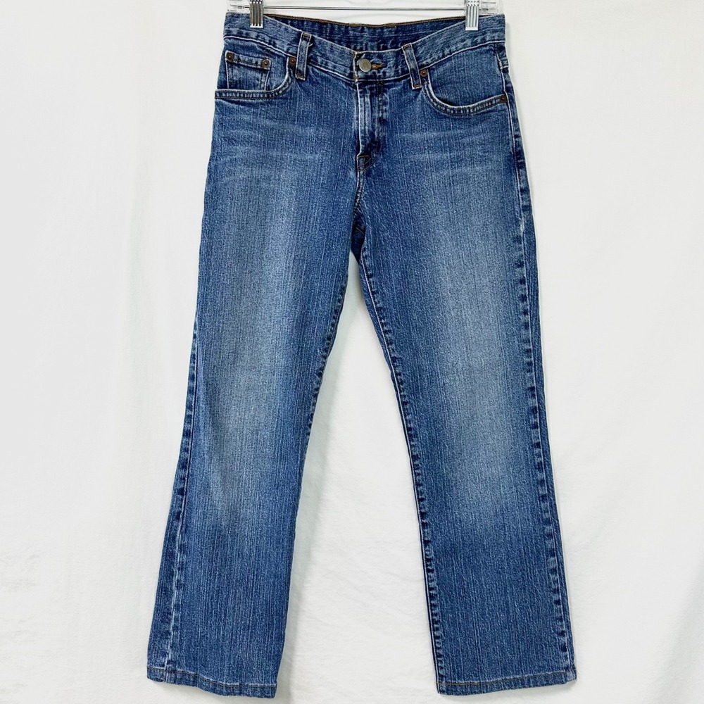 LUCKY BRAND‎ Vintage Y2K Josie Dungarees Jeans Bootcut Classic Fit Women's 27
